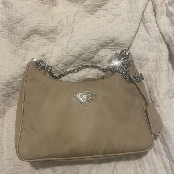 Prada beige nylon purse - Picture 3 of 8